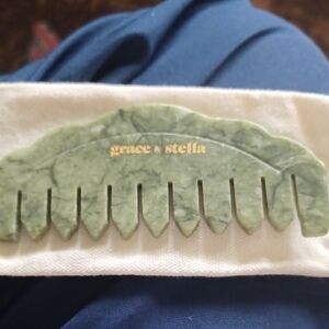 Grace & Stella Jade Green Hair Comb